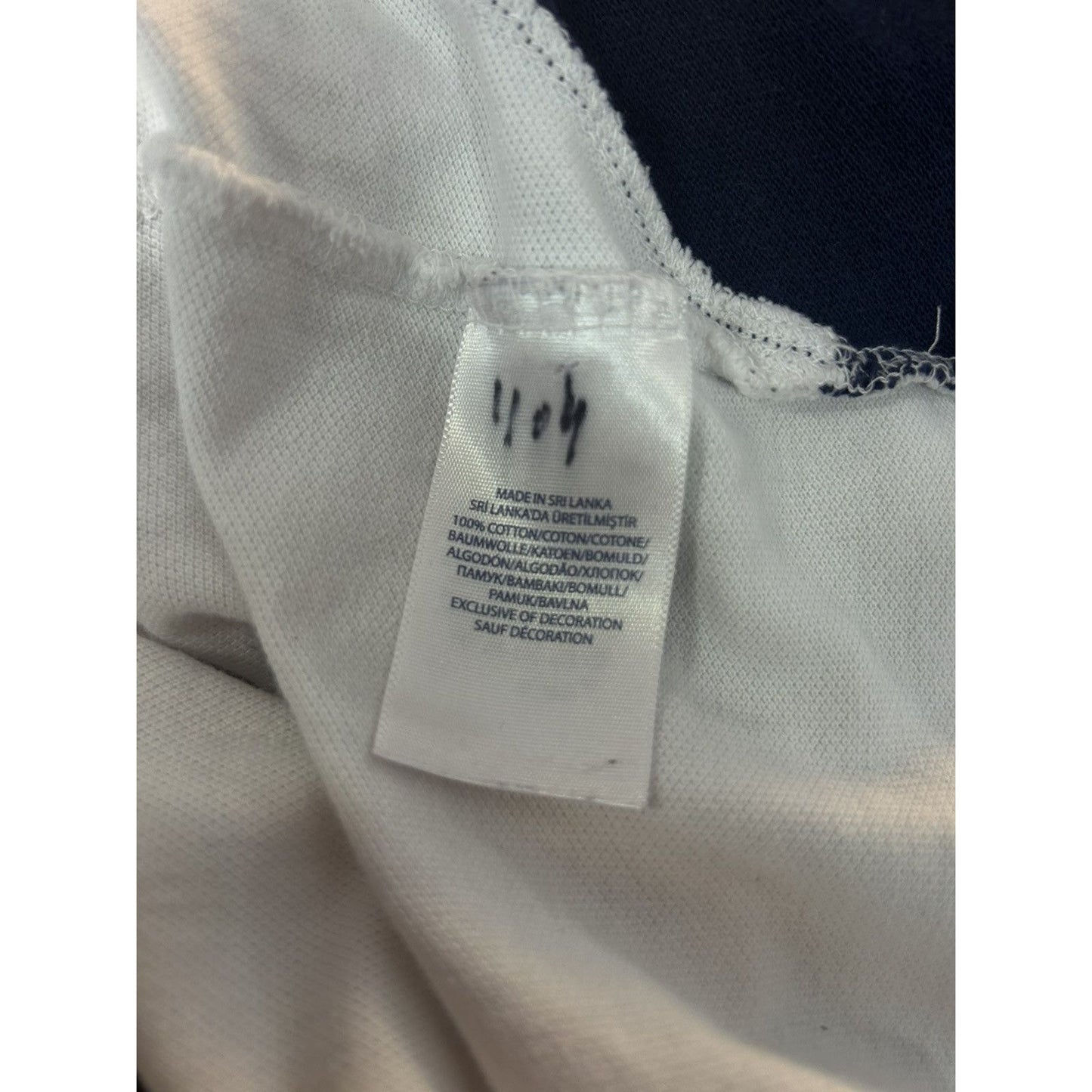 Chief Keef Polo Ralph Lauren vintage big pony white navy