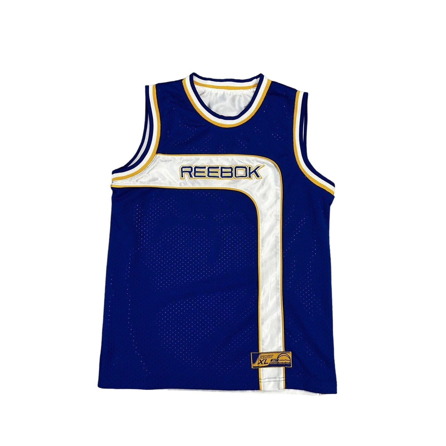 Reebok jersey basketball vintage reversible big logo