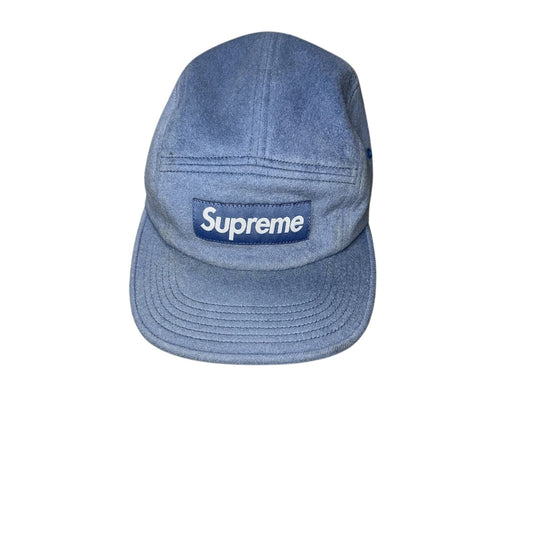 Supreme cap 5 panel baby blue Loro Piana wool