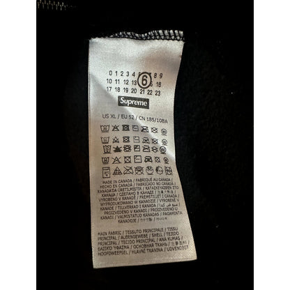 Supreme x Margiela MM6 box logo zip hoodie bogo