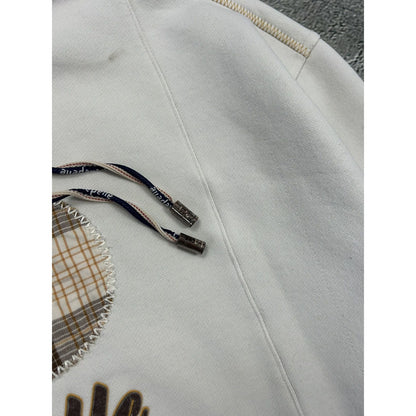 Pelle Pelle hoodie big logo 90s beige sweatshirt