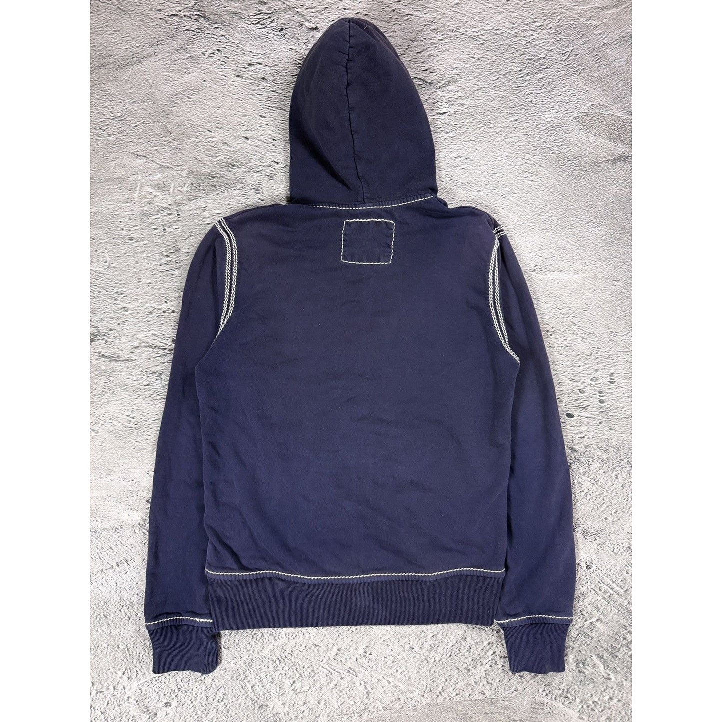 True Religion track suit zip hoodie sweatpants navy