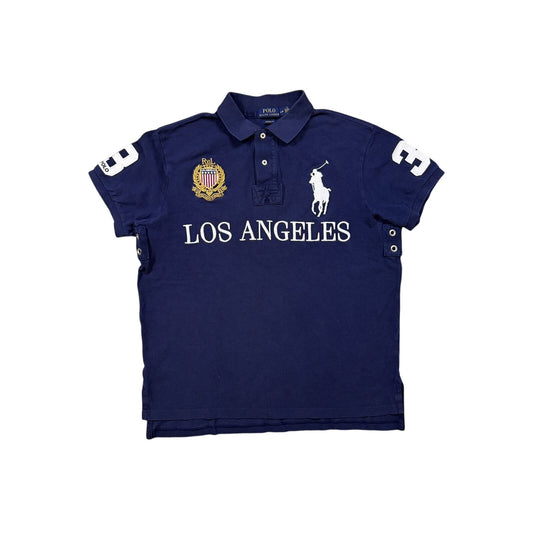 Chief Keef Polo Ralph Lauren Los Angeles vintage shirt navy