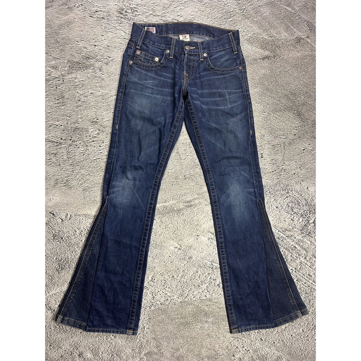 True Religion vintage navy blue jeans bootcut