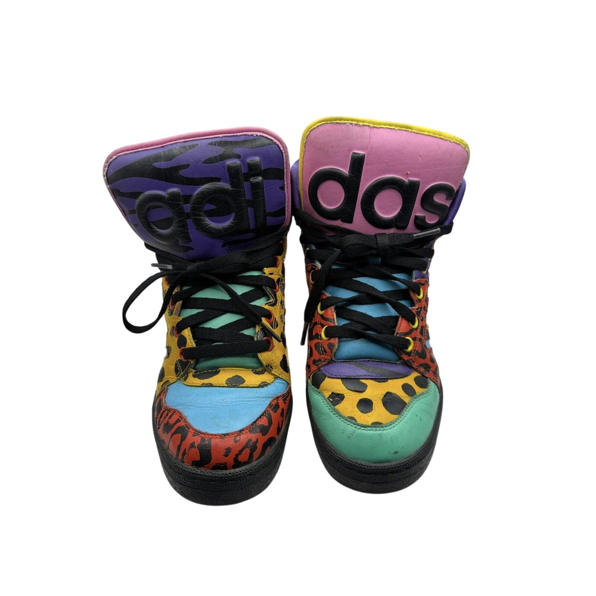 Adidas Originals Jeremy Scott Instinct Hi Black Light Aqua