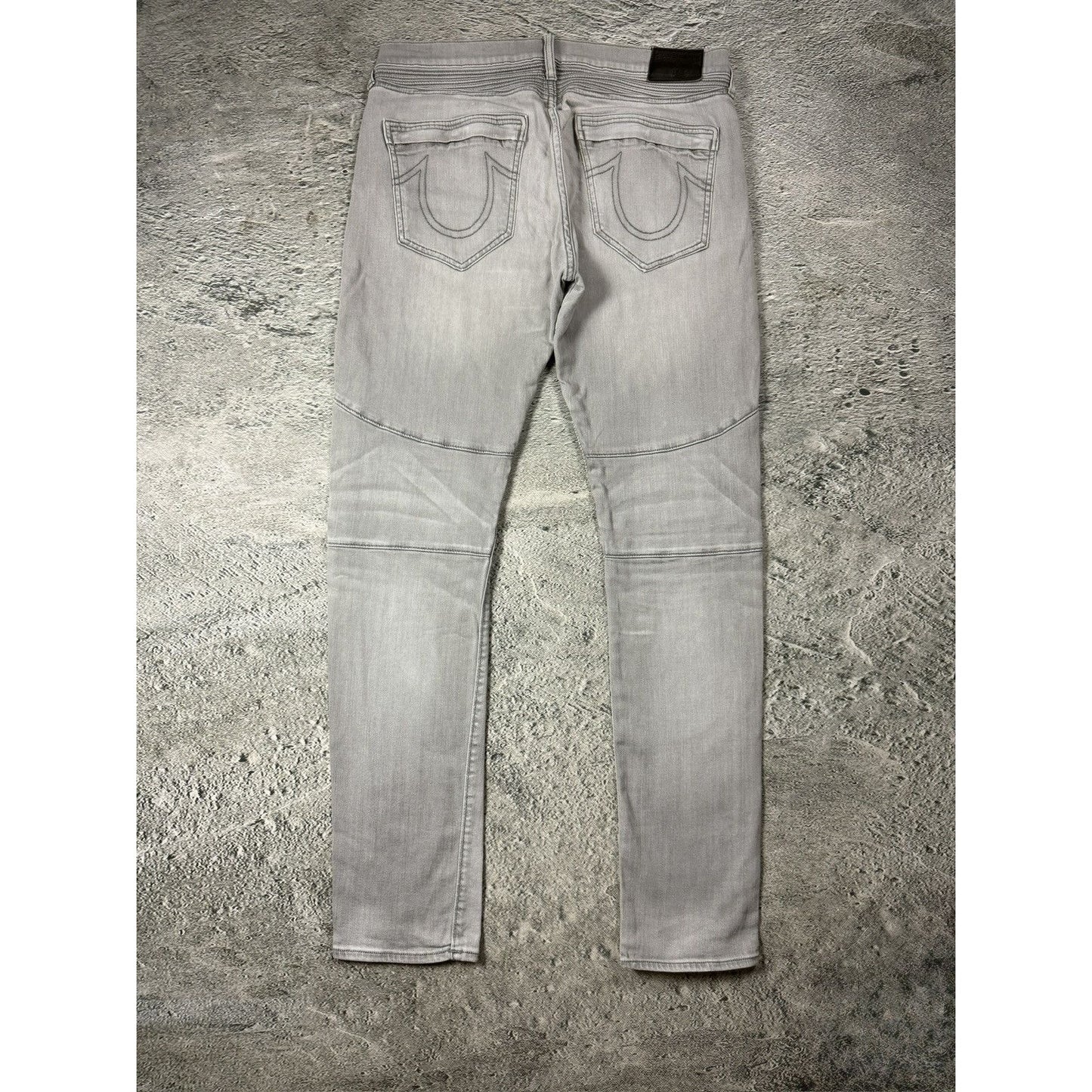 True Religion jeans biker rocco washed Y2K slim skinny