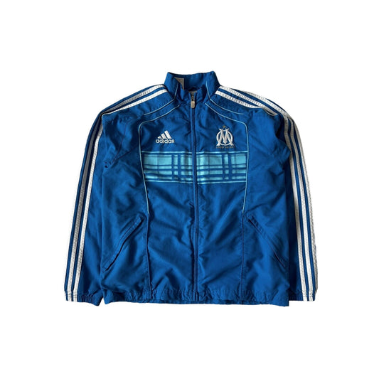 Olympique Marseille Adidas track jacket blue