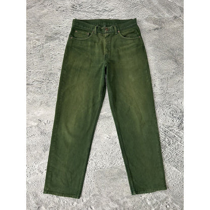 Levi's 554 jeans vintage green made in USA 90s