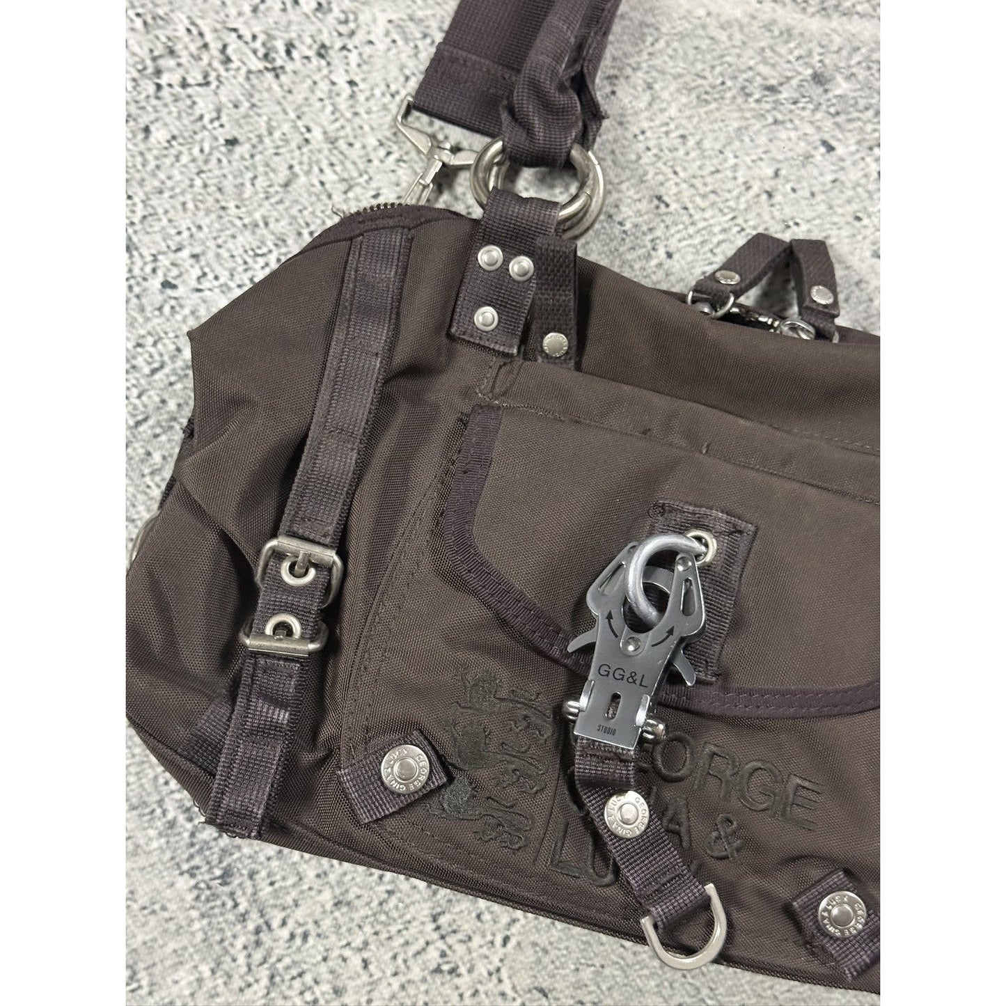 George Gina & Lucy crossbody paradise angel bag Y2K Brown