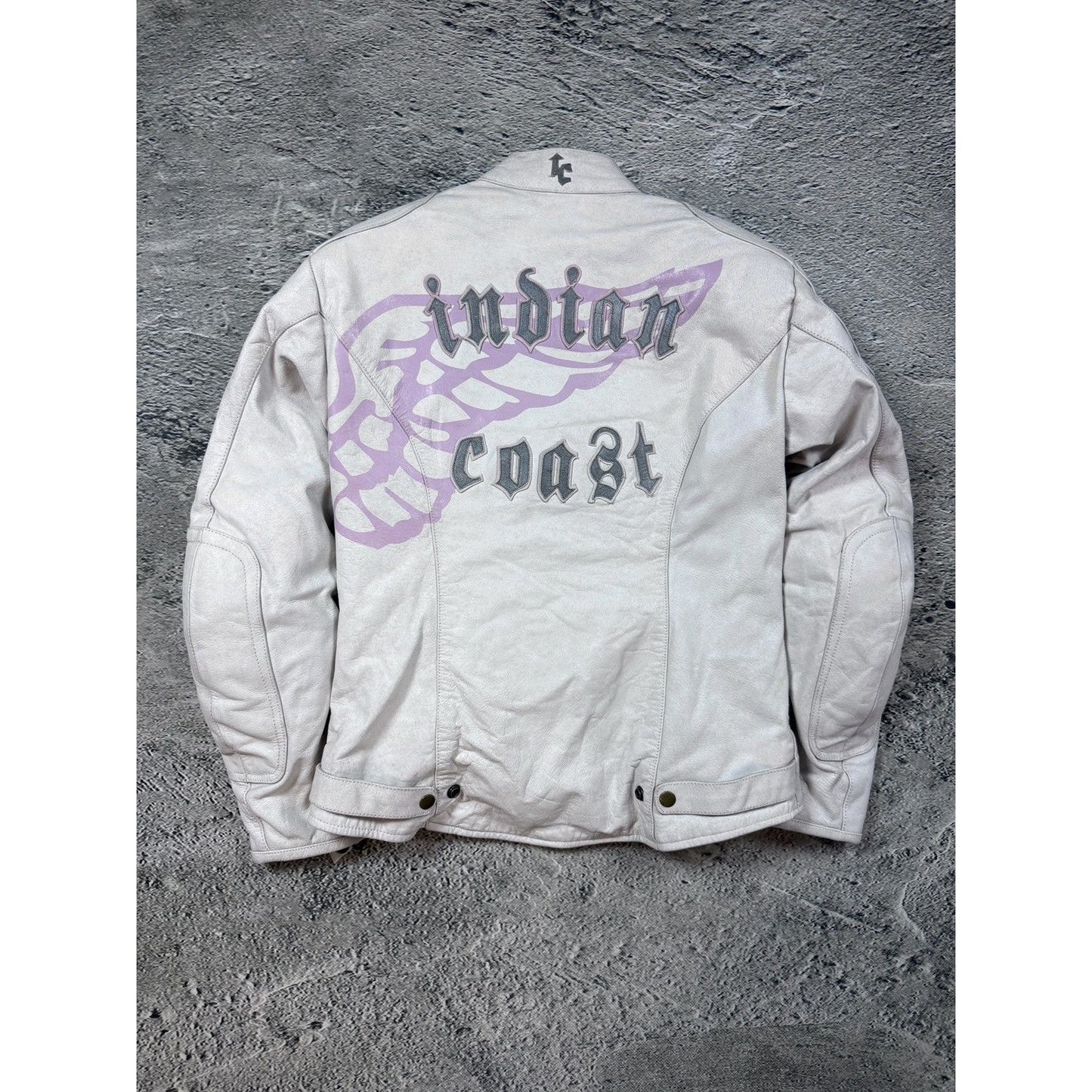 Indian Coast BCN Racing Leather Jacket vintage motorcycle