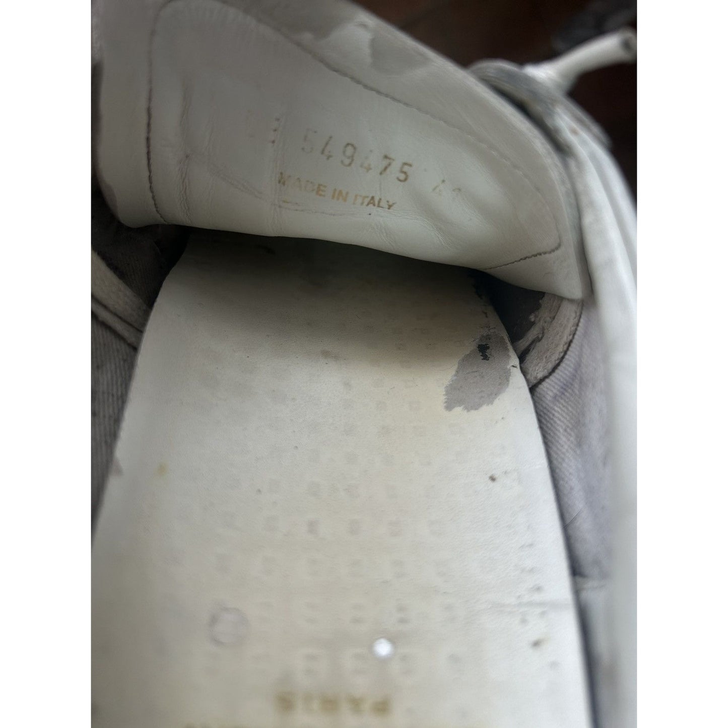 Saint Laurent Hedi Slimane sl06 Star sneakers low white red SLP