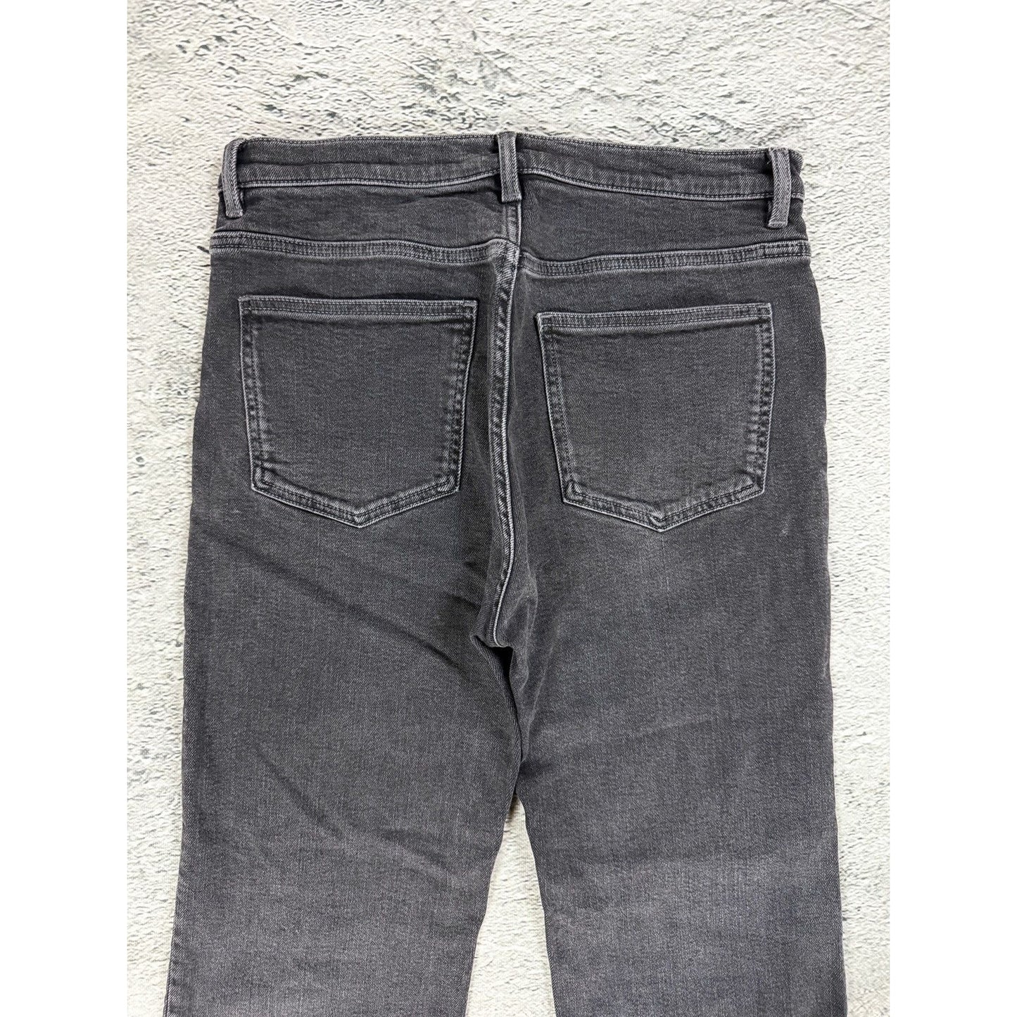 Arket flared black washed jeans Y2K basic bootcut
