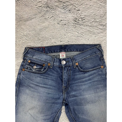 True Religion vintage blue jeans Ricky thick stitching Y2K