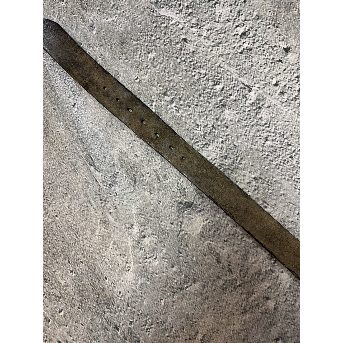 Diesel leather belt big buckle Y2K brown truck 80s vintage