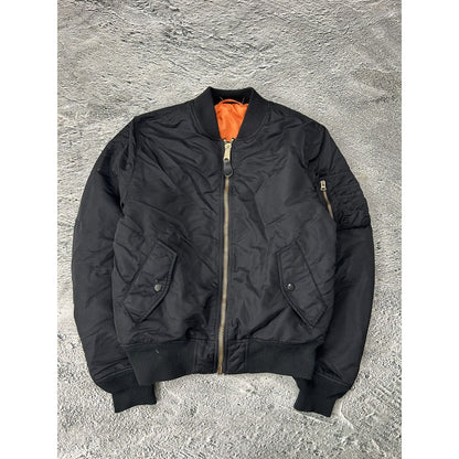 Alpha Industries vintage black bomber jacket