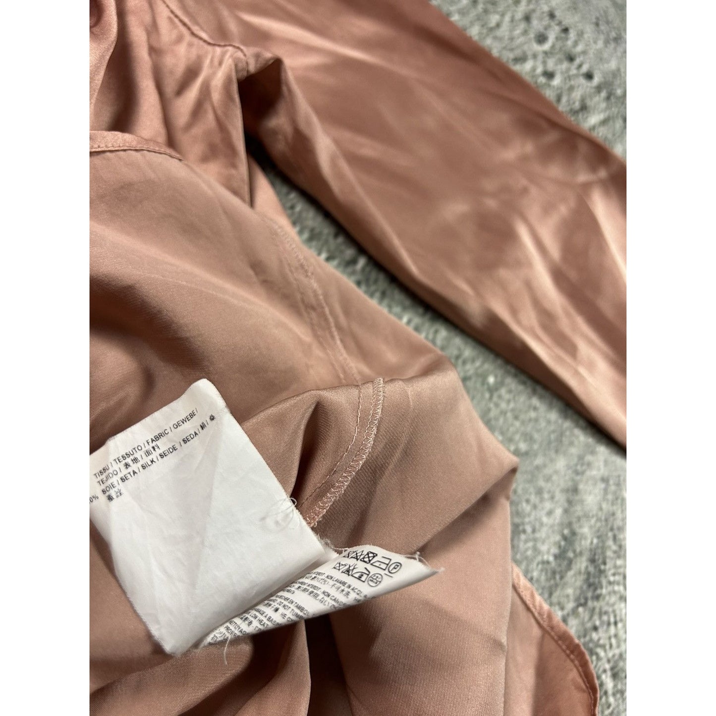 Saint Laurent Paris blouse pink FW16 top