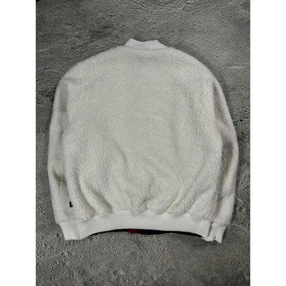 Stussy Sherpa bomber jacket reversible fleece tartan