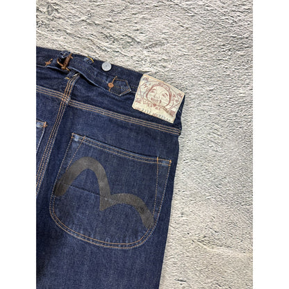 Evisu Yamane jeans smiley face Japanese vintage raw denim