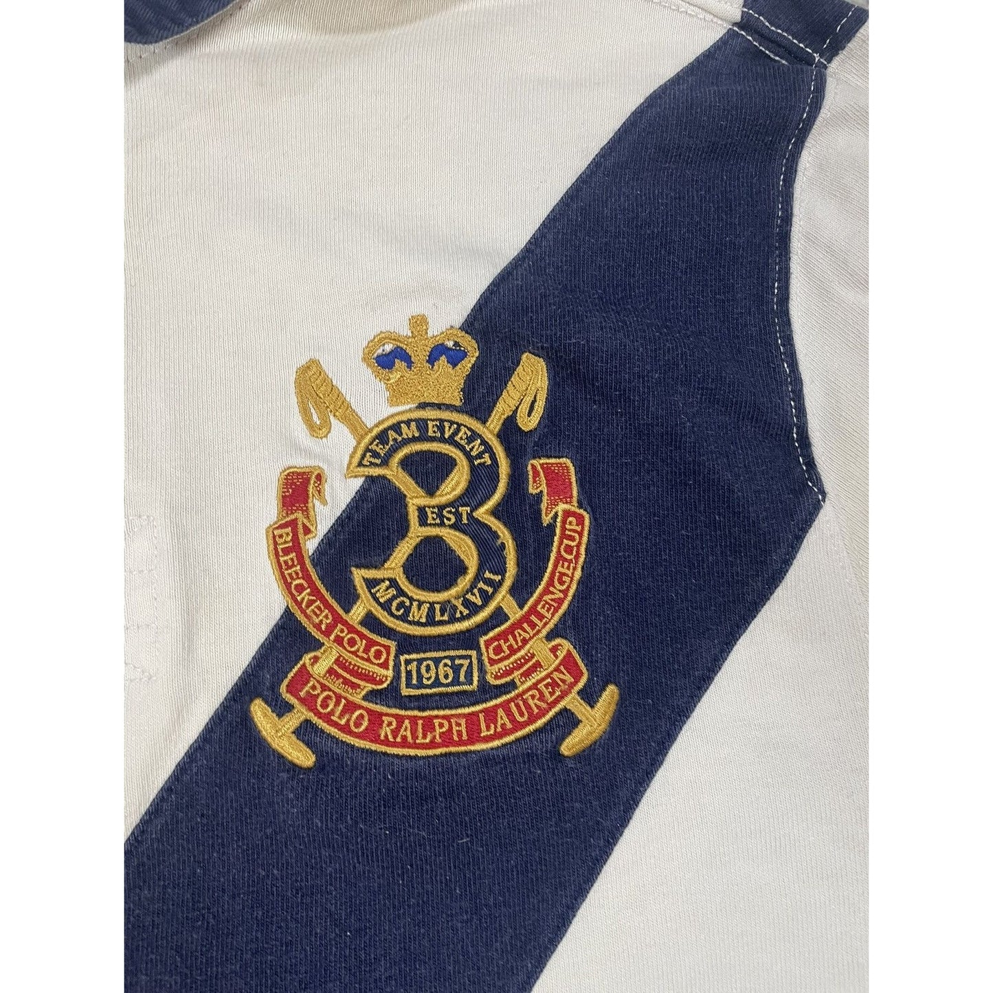 Chief Keef Polo Ralph Lauren vintage white big pony cross