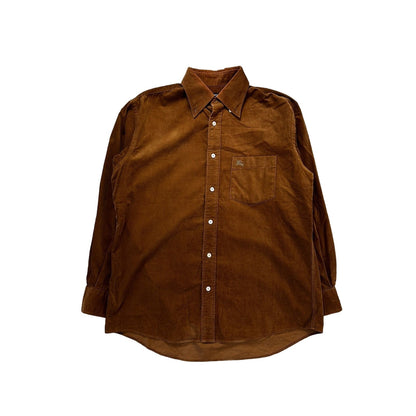 Burberry vintage shirt corduroy brown rare