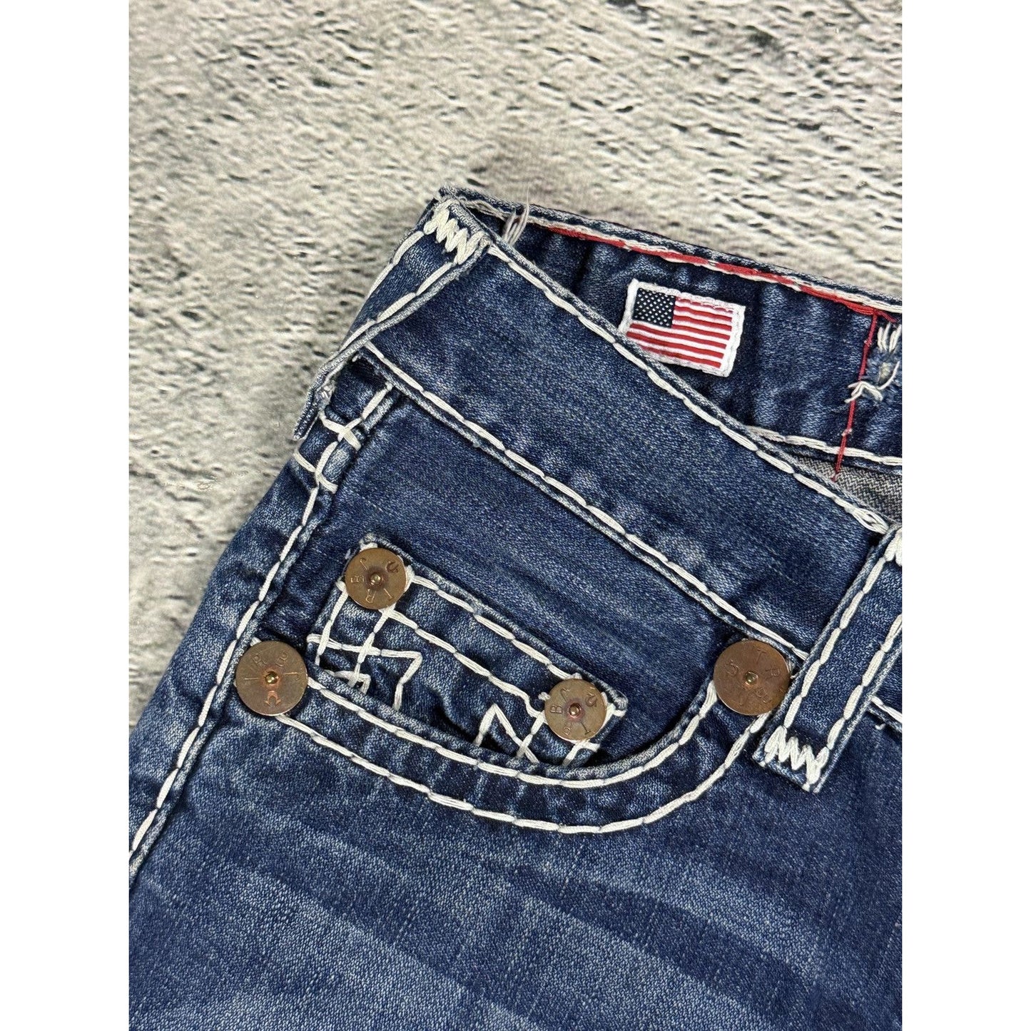 True Religion jeans vintage Bobby Super T denim straight