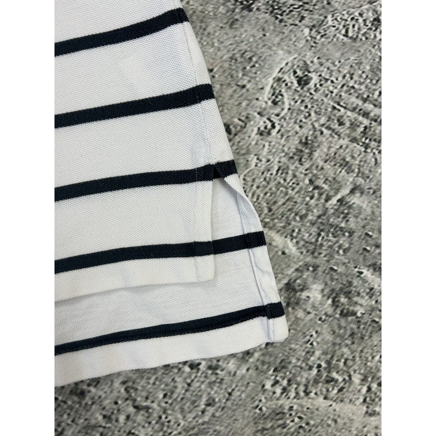 Polo Ralph Lauren t-shirt white black striped small pony