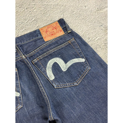 Evisu jeans vintage seagull logo selvedge