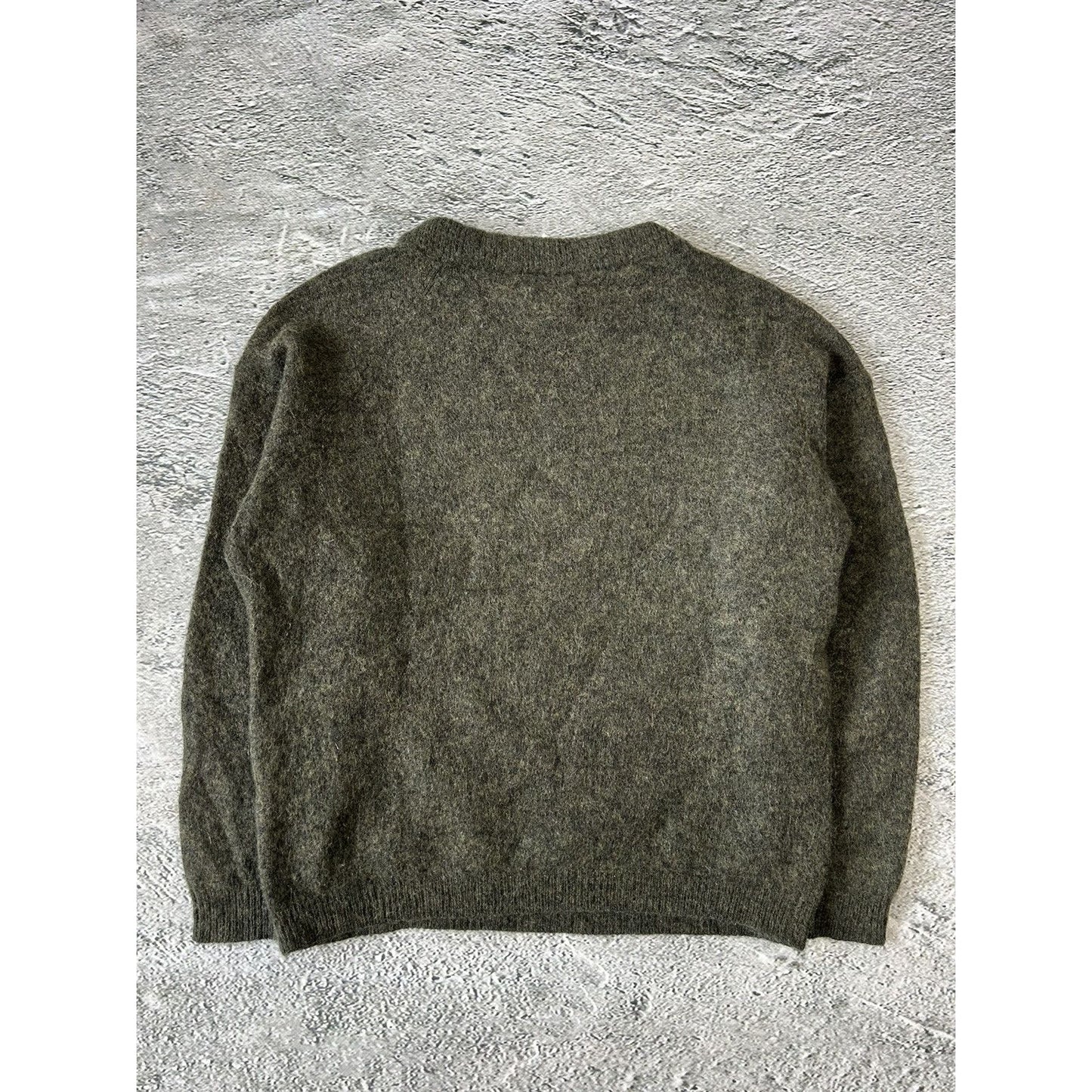Acne Studios mohair sweater dramatic moh paw15 khaki green
