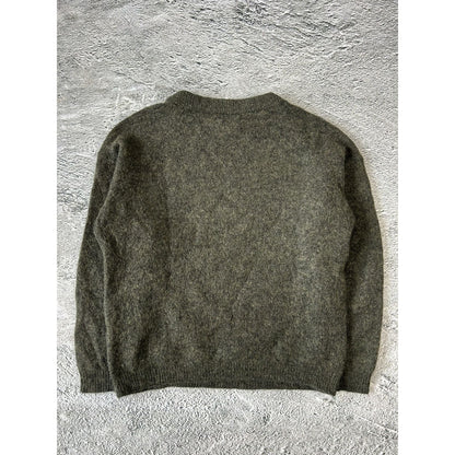 Acne Studios mohair sweater dramatic moh paw15 khaki green