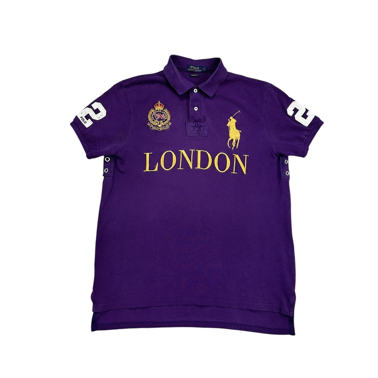 Chief Keef Polo Ralph Lauren London Polo T-shirt purple
