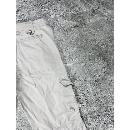 Saix vintage cargo pants beige military flared