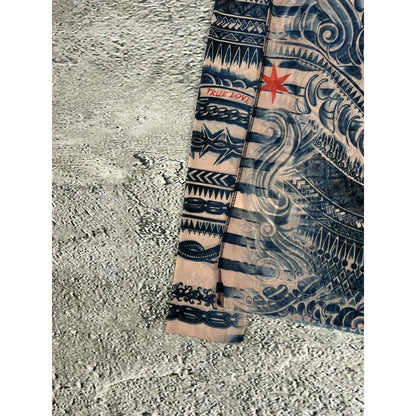 Jean Paul Gaultier Lindex Tattoo Mesh Top