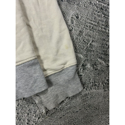 Evisu zip hoodie white grey blue vintage big logo Y2K