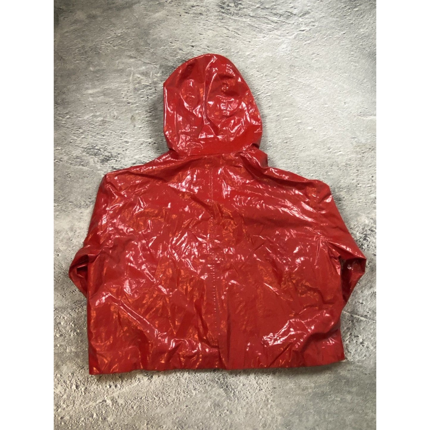 Prada jacket red raincoat 2008