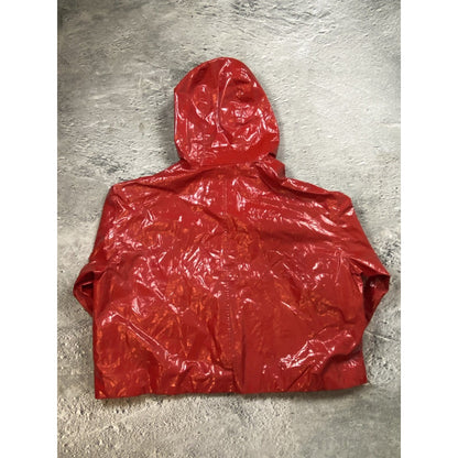 Prada jacket red raincoat 2008