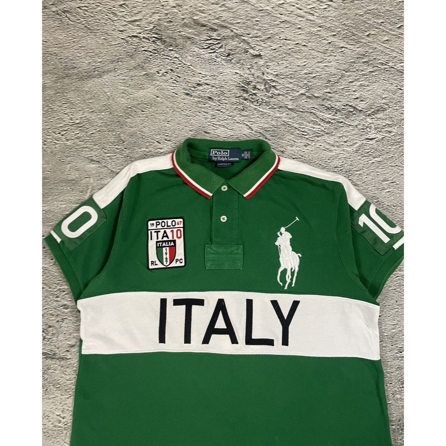 Chief Keef Polo Italy Ralph Lauren T-shirt vintage green
