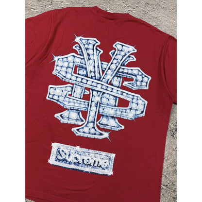Supreme Snowman T-shirt red fw25