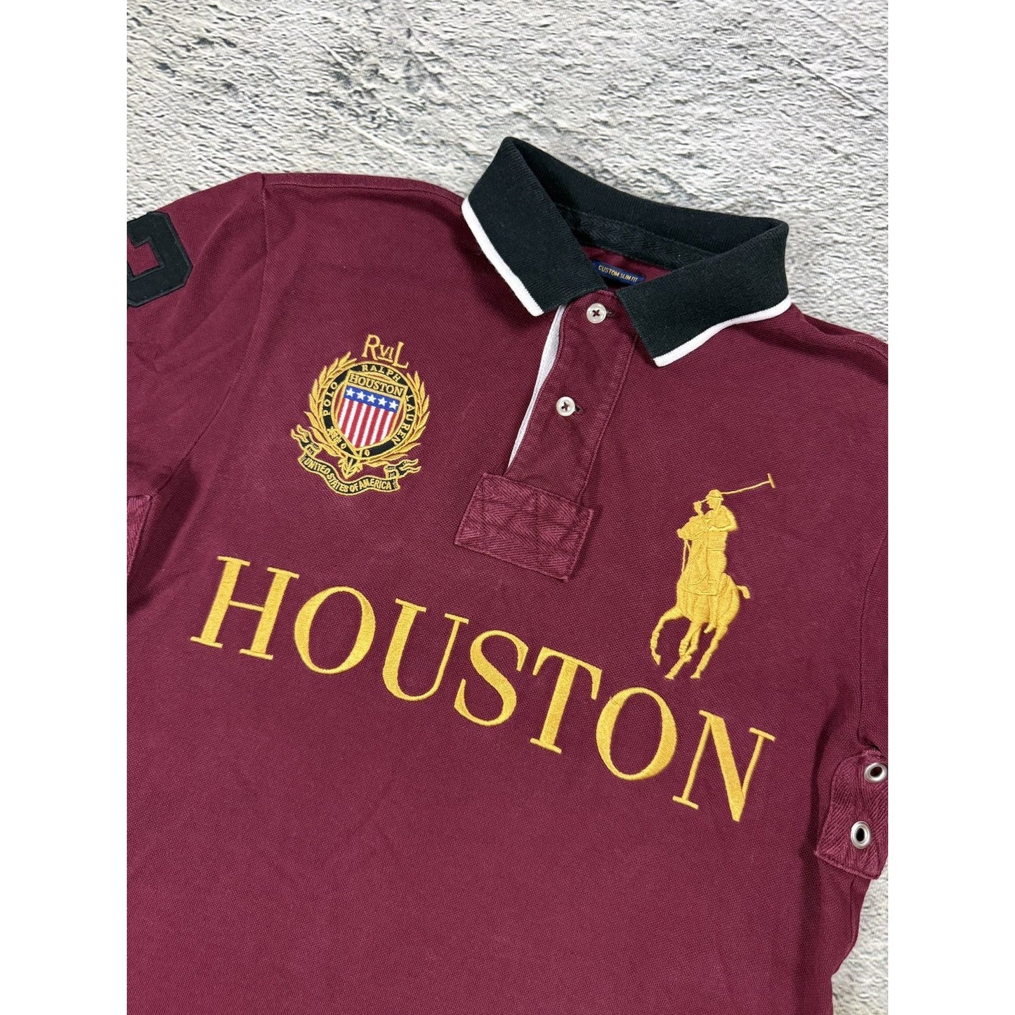 Chief Keef Polo Ralph Lauren T-shirt burgundy Houston