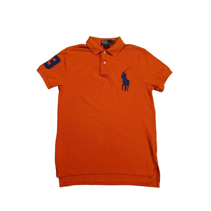 Chief Keef Polo Ralph Lauren orange big pony polo T-shirt