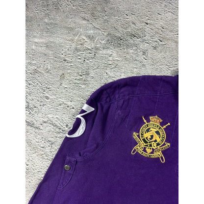 Chief Keef Polo Ralph Lauren big pony purple green collar