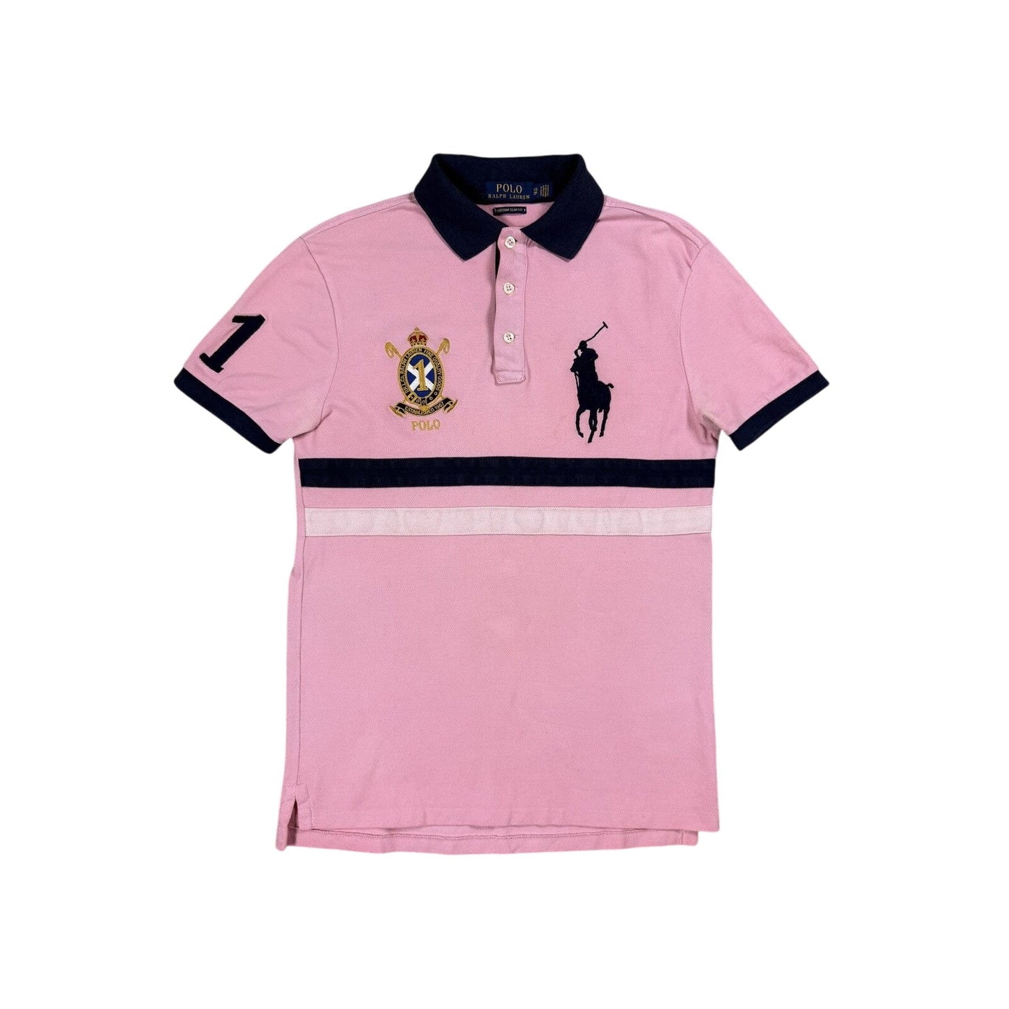 Chief Keef Polo Ralph Lauren vintage striped pink big pony