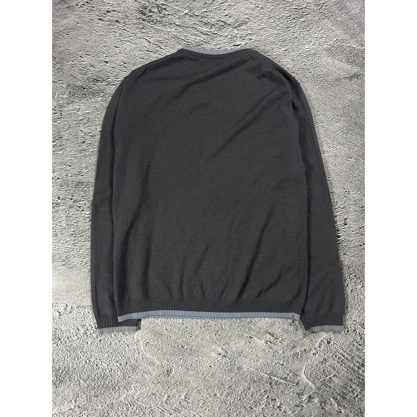 Yves Saint Laurent vintage YSL Gray Blue sweater small