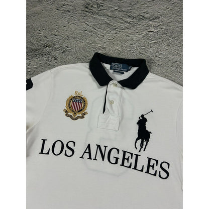 Chief Keef Polo Ralph Lauren Los Angeles vintage white black