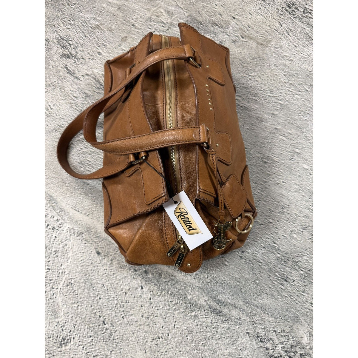 Celine orlov bag les cuirs sulky brown handbag 2006