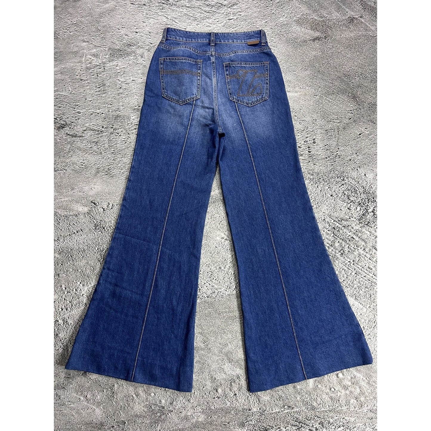 Zimmermann flared jeans navy blue bootcut