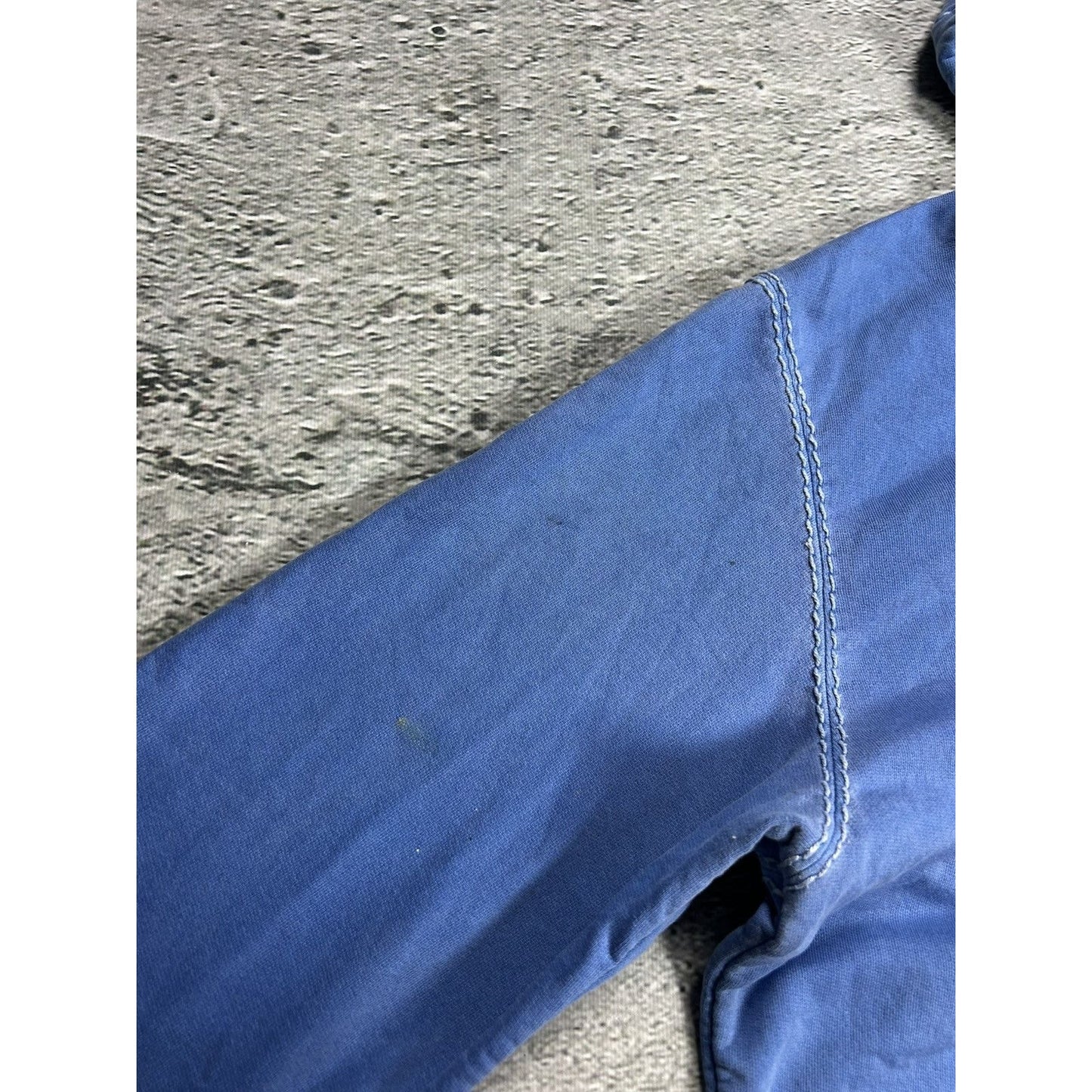 True Religion vintage zip hoodie blue big logo Y2K