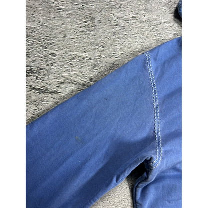 True Religion vintage zip hoodie blue big logo Y2K