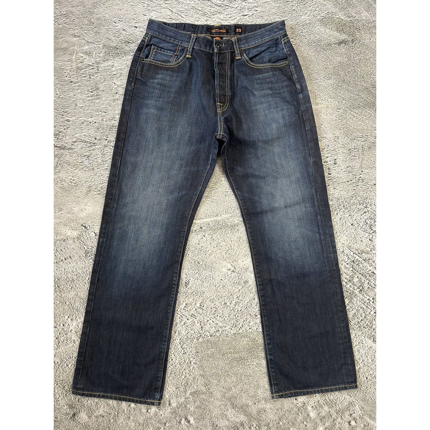 Ed Hardy Christian Audigier vintage jeans big logo pants