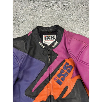 IXS Racing Leather Jacket vintage Y2K motorcycle