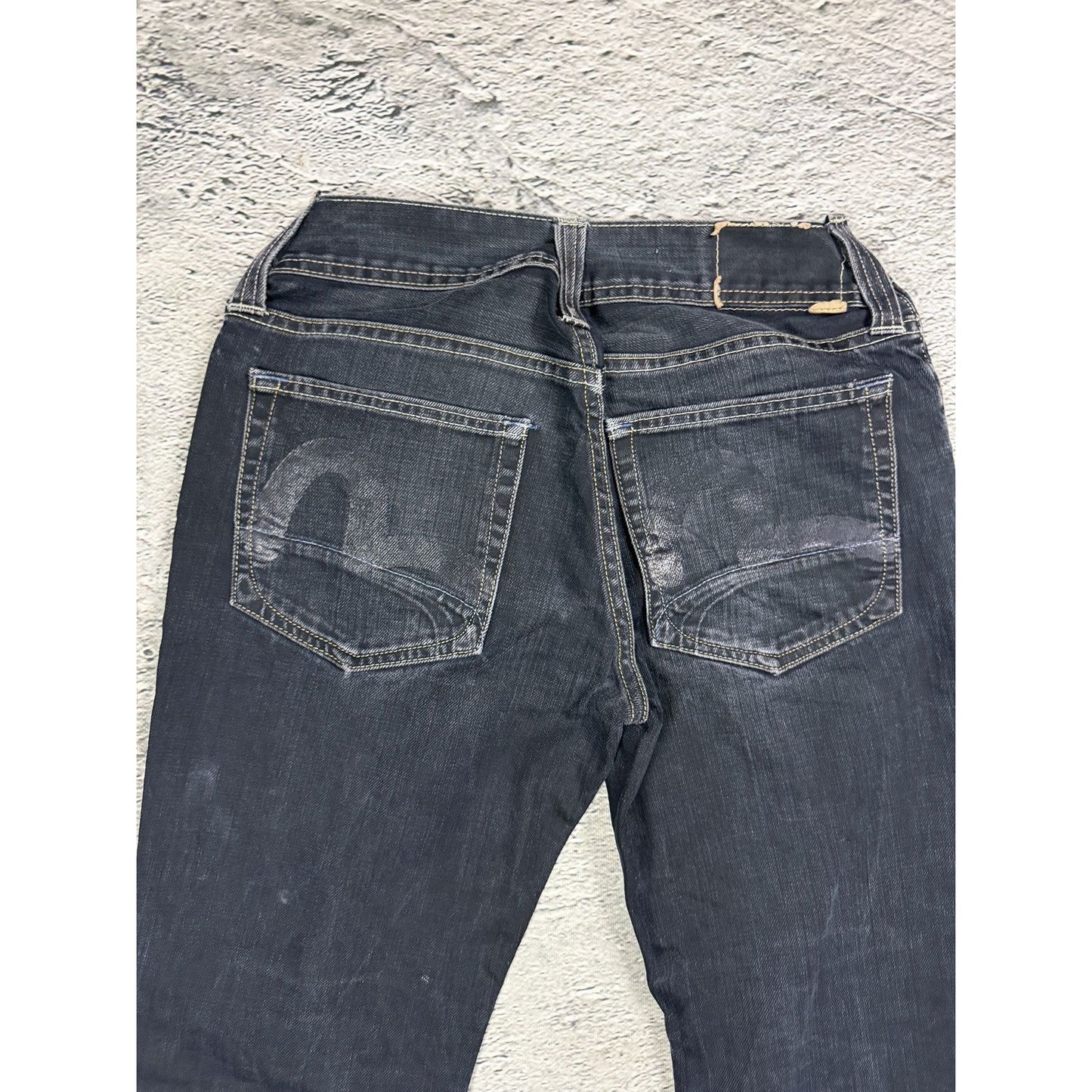 Evisu x Puma vintage black jeans black seagulls straight